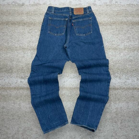 Levi's Other - Vintage 90s Levis Jeans 501 28x30 Regular Straight Dark Wash Made in USA